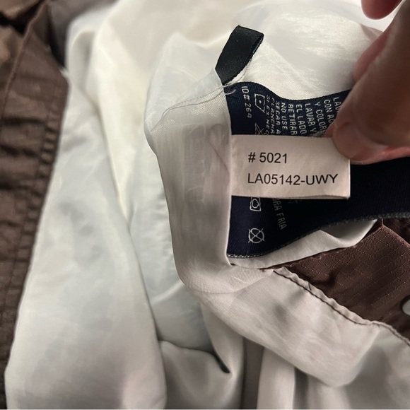 G-III Sports Carl Banks Mens Quarter Zip Hooded Windbreaker Jacket Large Cowboy - Picture 9 of 12